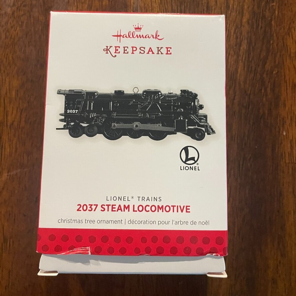 HALLMARK 2013 LIONEL TRAINS 2037 STEAM LOCOMOTIVE # 18 SERIES ORNAMENT!